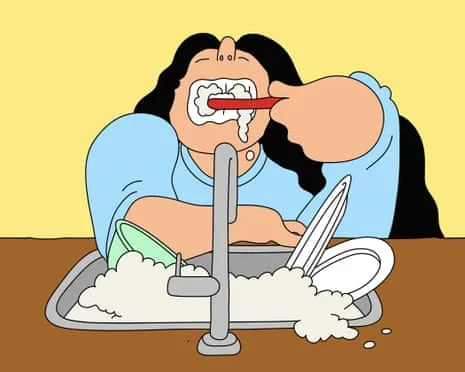Ought My Housemate Avoid Brushing Her Teeth at the Kitchen Basin?